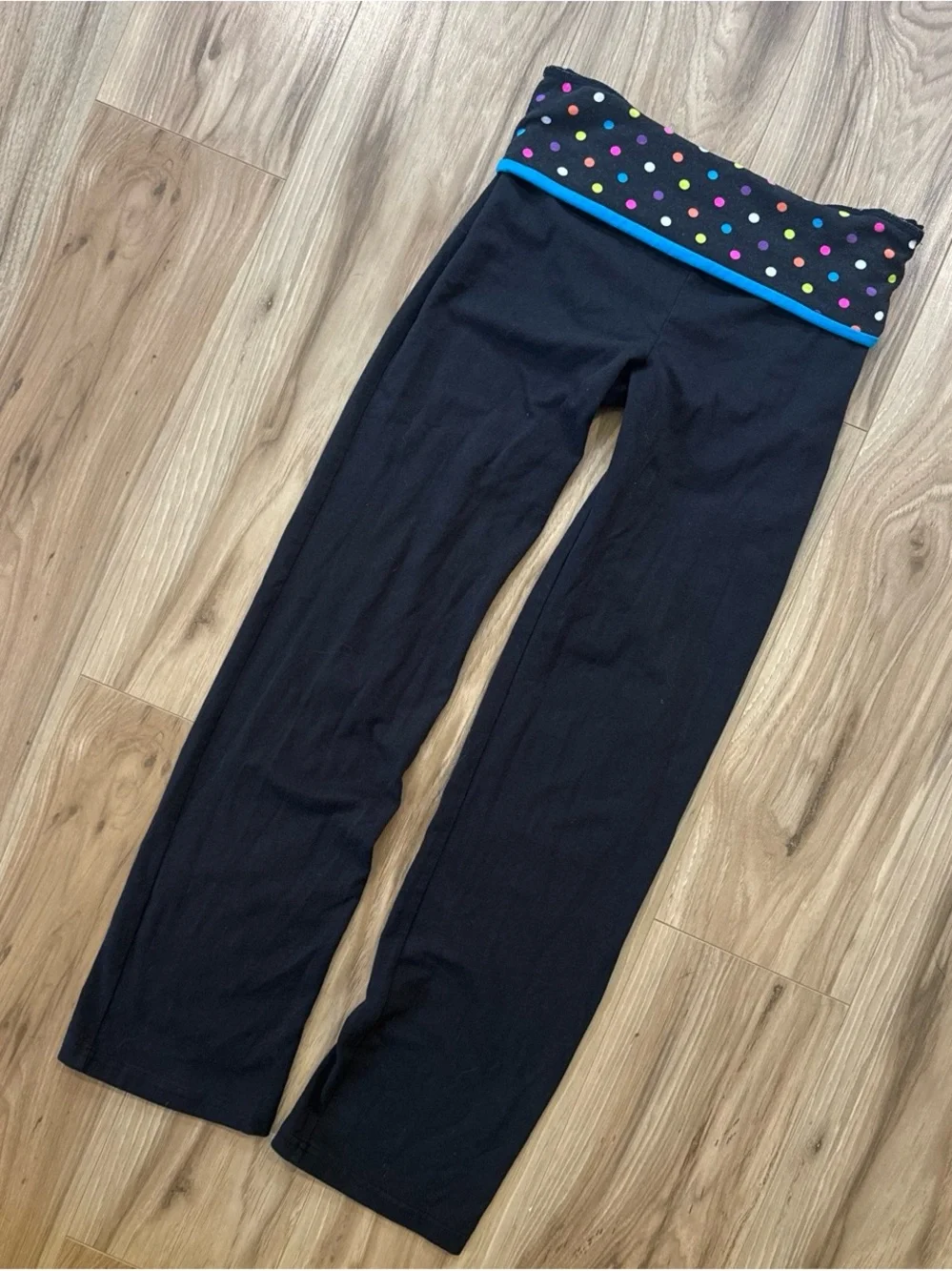 Y2K Foldover Yoga Pants
